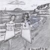 Betty &amp; Marge at the beach